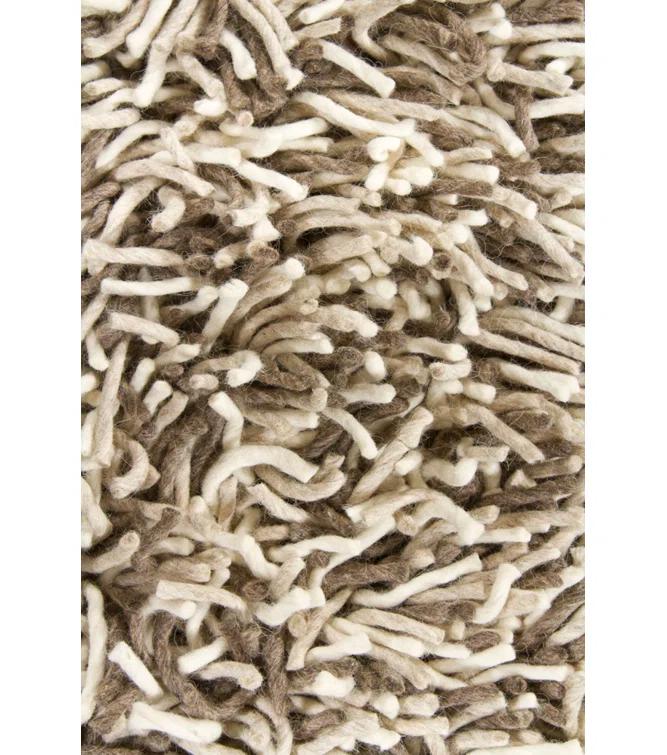 Big Jos Wool Area Rug in White And Gray