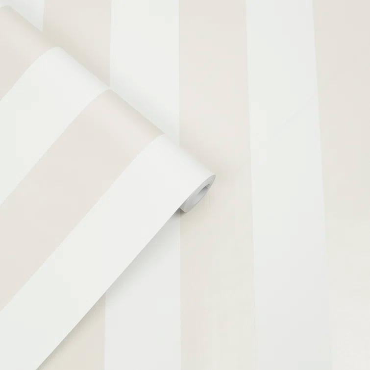 Laura Ashley Lille Pearlescent Stripe Wallpaper