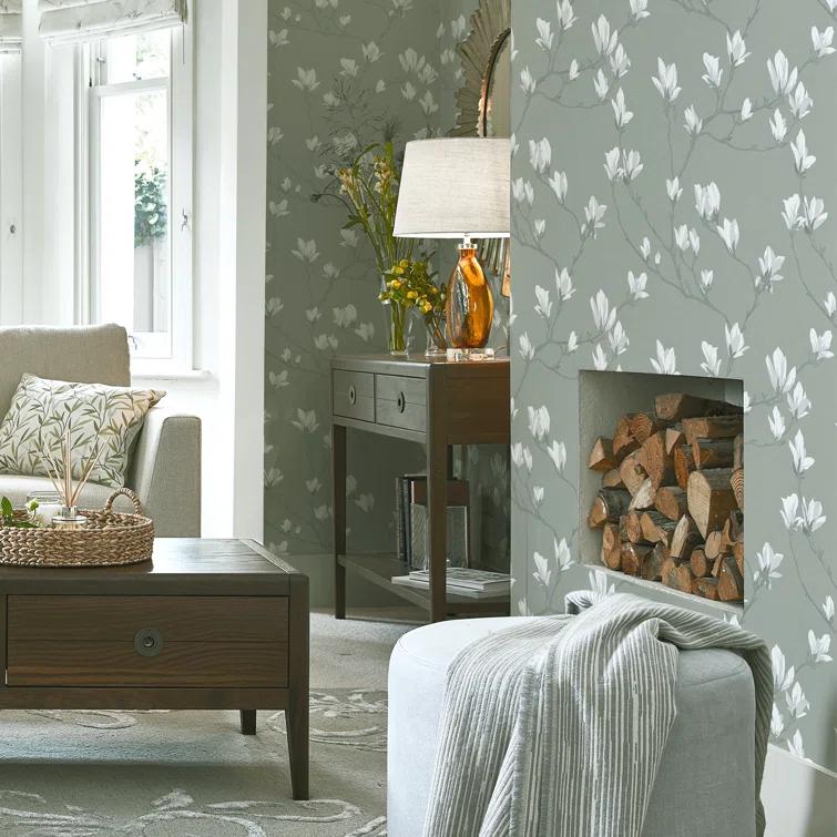 Laura Ashley Magnolia Grove Wallpaper Roll