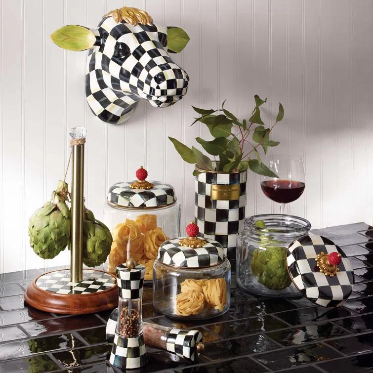 MacKenzie-Childs Wood Paper Towel Holder