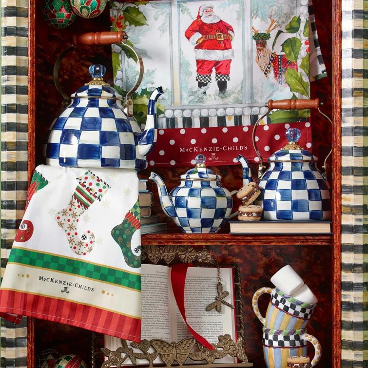 MacKenzie-Childs Royal Check® Tea Kettle