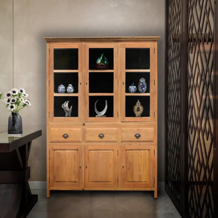 Solid Wood China Cabinet