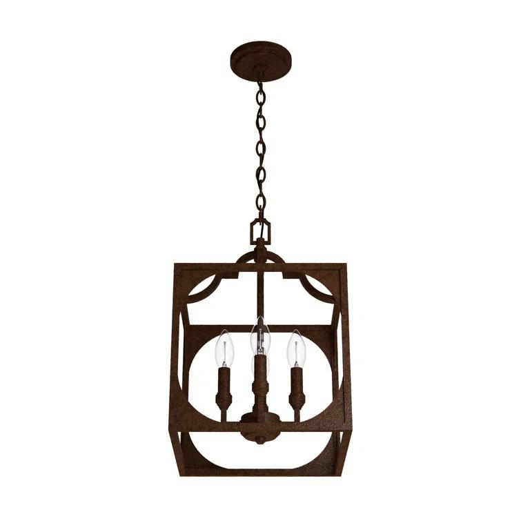 Highland Hill 4 - Light Lantern Square / Rectangle Chandelier