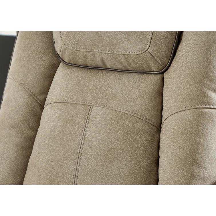 86'' Faux Leather Power Reclining Sofa