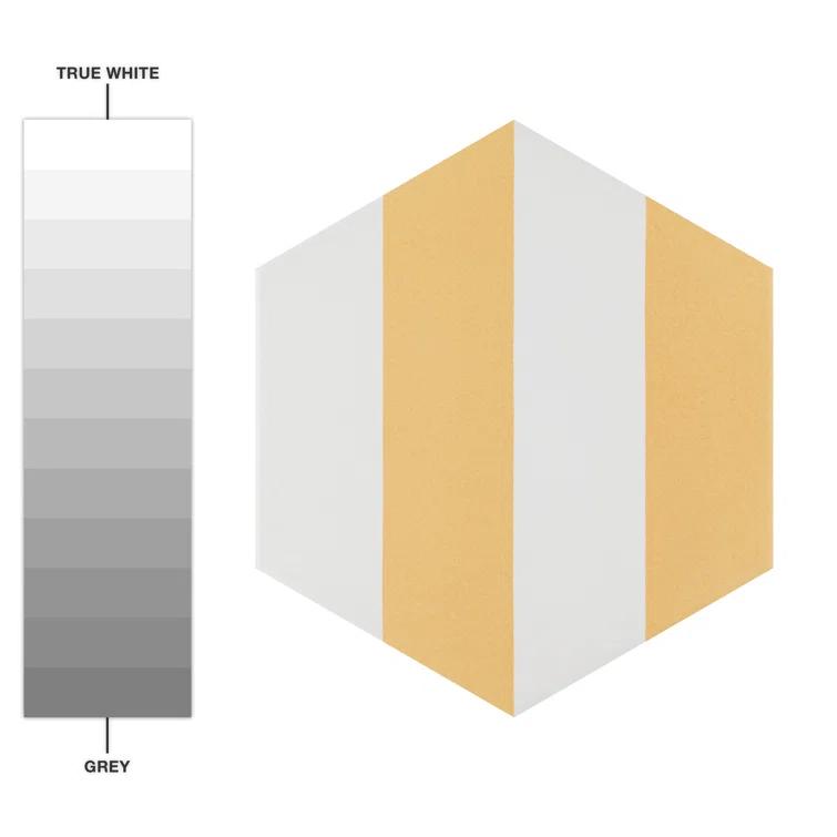 Porto Capri Hex 9" x 10" Porcelain Patterned Look Wall & Floor Tile