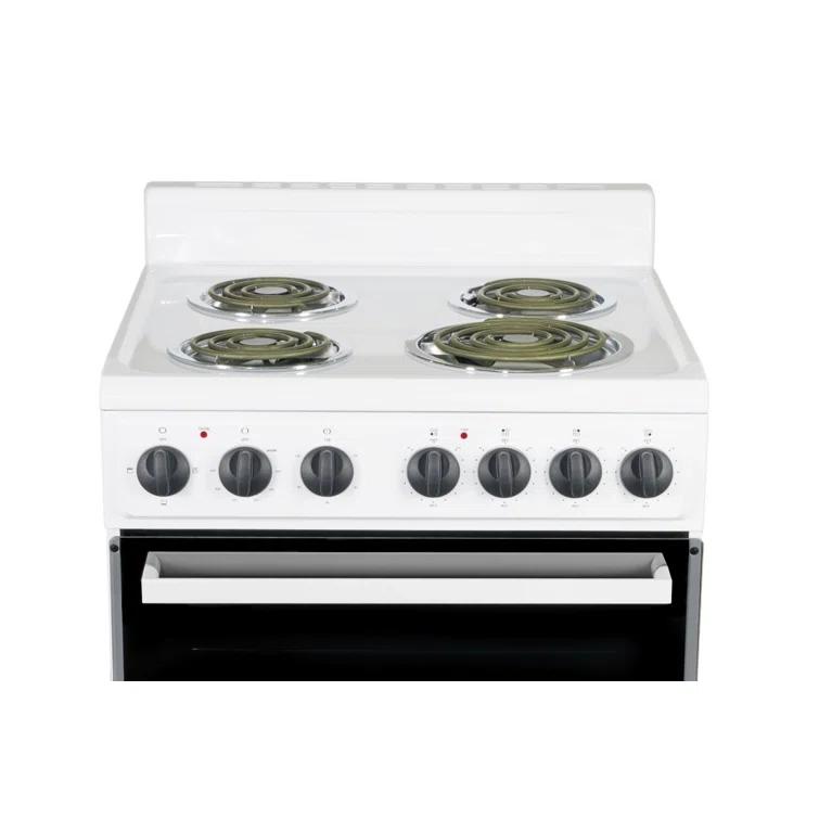 Premium Levella PRE2425GW Premium Levella 24" 2.7 Cubic Feet Smart Electric Free Standing Range with 4 Burners