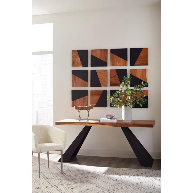 Tapered Wood Console