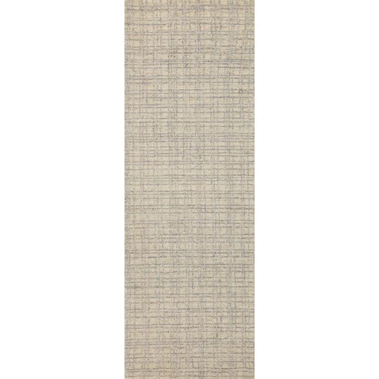 Chris Loves Julia x Loloi Polly Checkered Antique/Mist Area Rug