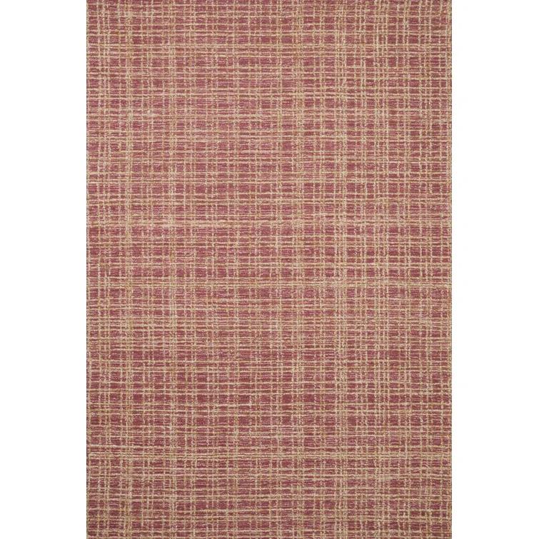 Polly I Hand-Tufted Wool Rug by Chris Loves Julia x Loloi - Berry and Natural / 5' x 7'6"