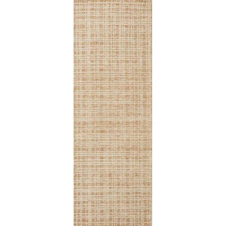 Chris Loves Julia x Loloi Polly Checkered Straw/Ivory Area Rug