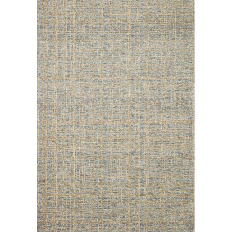 Polly I Hand-Tufted Wool Rug by Chris Loves Julia x Loloi - Blue and Sand / 3'6" x 5'6"