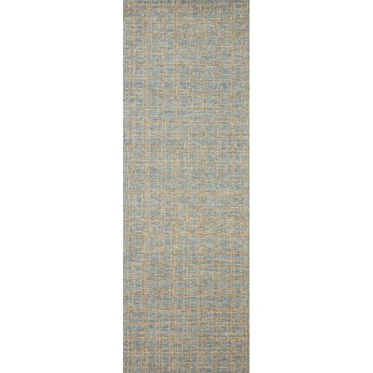 Polly I Hand-Tufted Wool Rug by Chris Loves Julia x Loloi - Blue and Sand / 2' x 5'