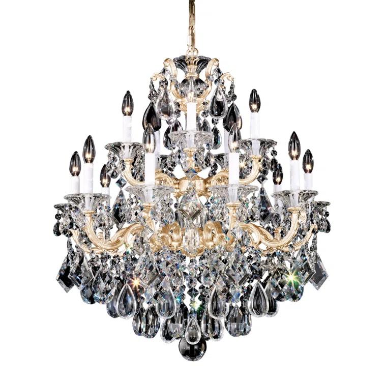 La Scala 15 - Light Glass Classic / Traditional Chandelier