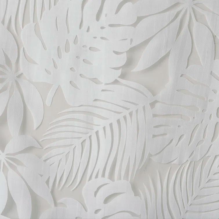 Leilani Palm Leaf Burnout Window Sheer