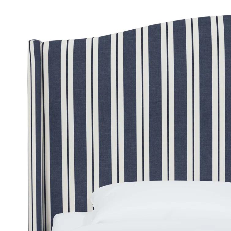 Hagerman Upholstered Wingback Bed