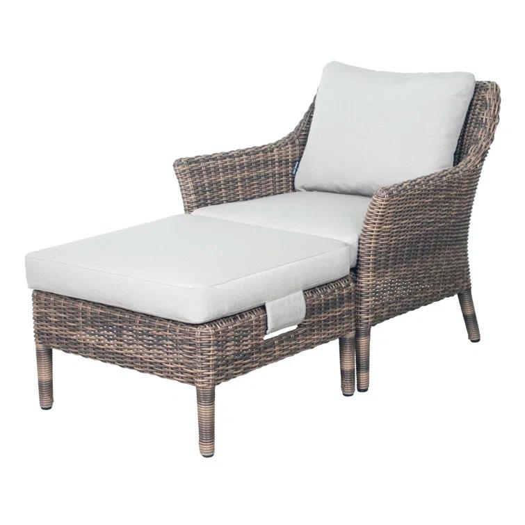 Seasonal Living Provenance Signature Premium All-Weather Wicker Outdoor Lounge Chair