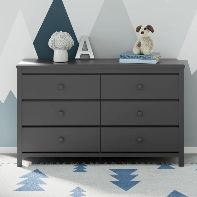 Alpine 6 Drawer Double Dresser