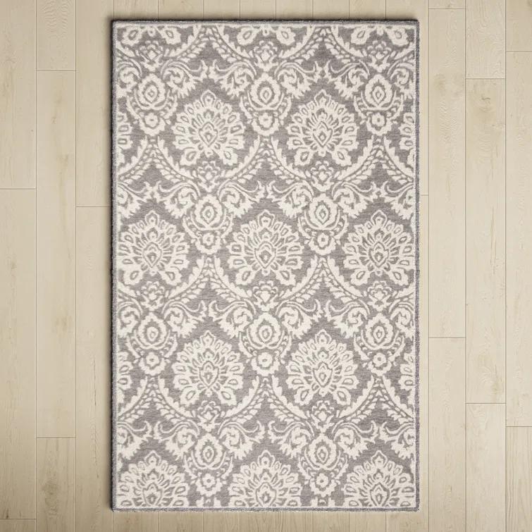 Tansy Wool Ivory/Gray Rug