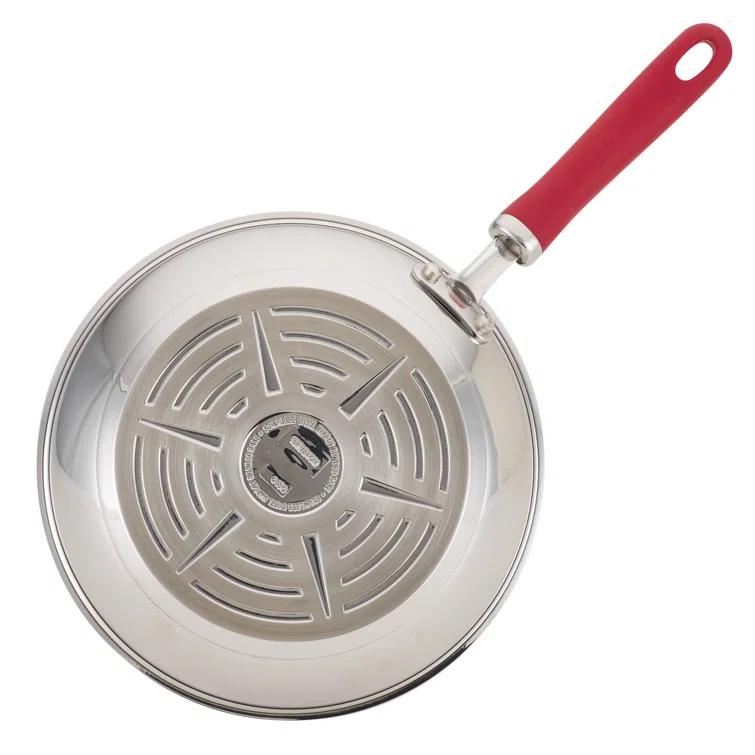 Rachael Ray Rachael Ray Create Delicious Stainless Steel Cookware Induction Pots and Pans Set, 10 Piece