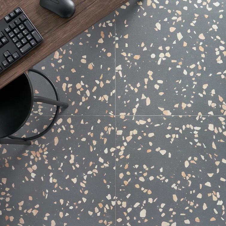 Brezza Terrazzo 23.62 in. x 23.62 in. Honed Terrazzo Floor and Wall Tile (3.87 Sq. Ft. / Each)