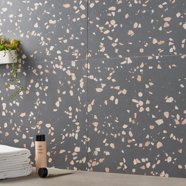 Brezza Terrazzo 23.62 in. x 23.62 in. Honed Terrazzo Floor and Wall Tile (3.87 Sq. Ft. / Each)
