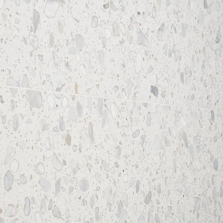 Terra Italia 23.62 in. x 23.62 in. Honed Terrazzo Floor and Wall Tile (3.87 Sq. Ft. / Each)