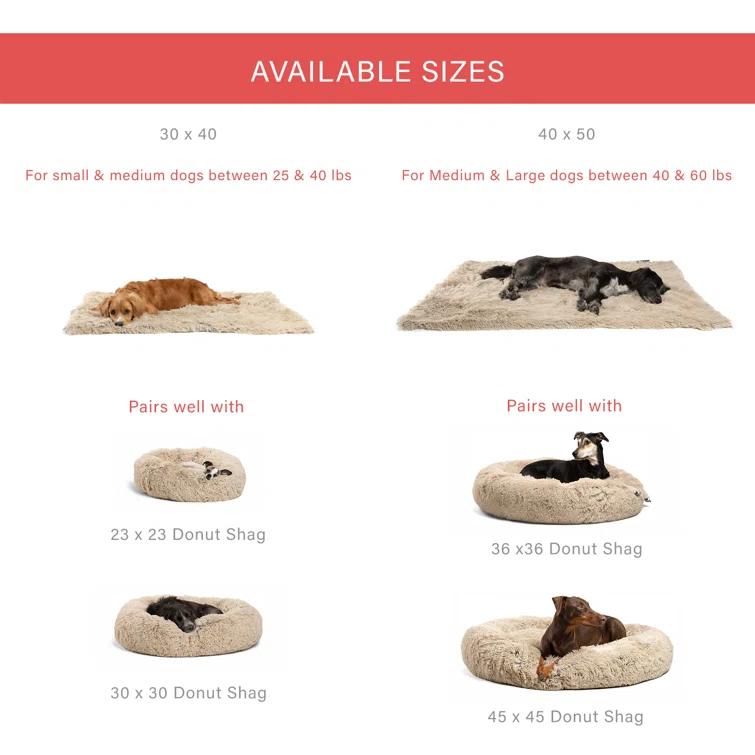 Best Friends By Sheri Best Friends by Sheri Calming Shag Fur Pet Throw Blanket