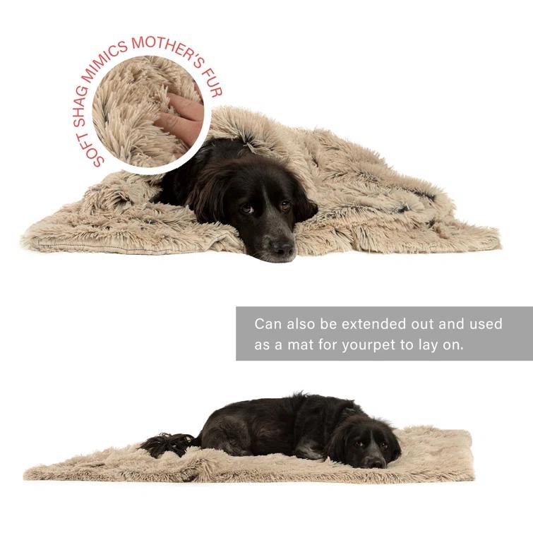 Best Friends By Sheri Best Friends by Sheri Calming Shag Fur Pet Throw Blanket