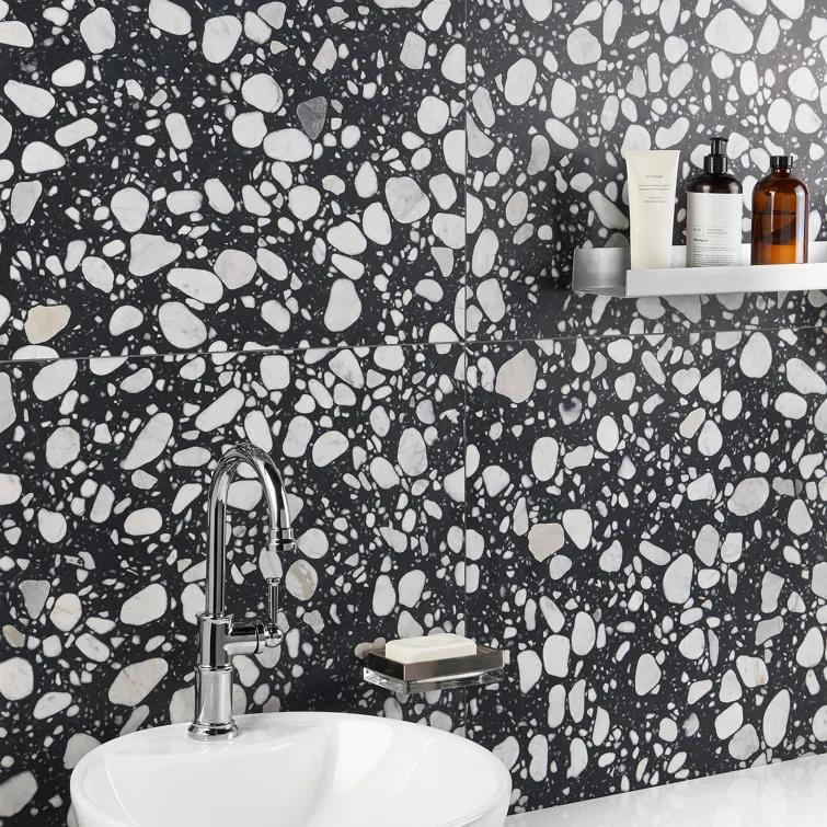 Brezza Terrazzo 23.62 in. x 23.62 in. Honed Terrazzo Floor and Wall Tile (3.87 Sq. Ft. / Each)