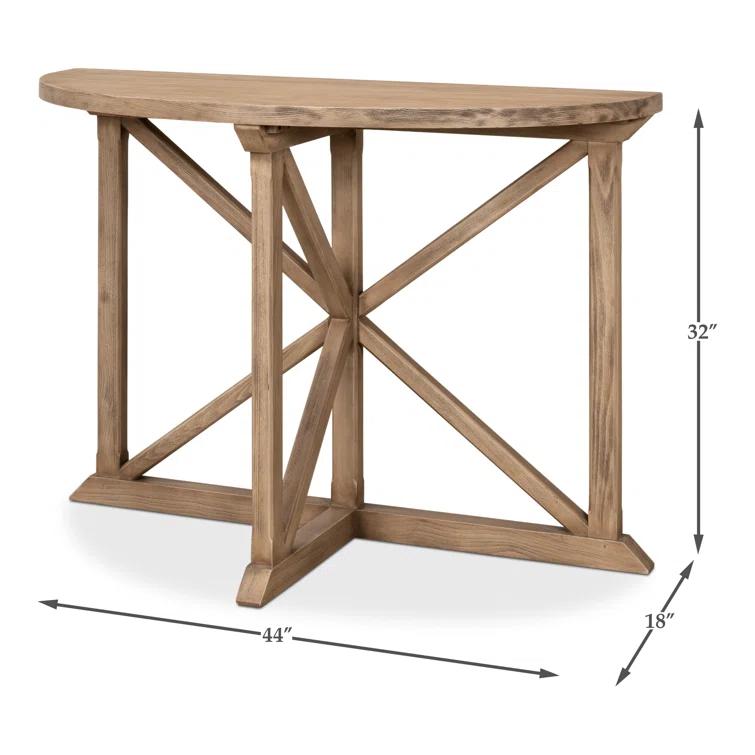 Sarreid Ltd Gregorio 44'' Solid Wood Console Table