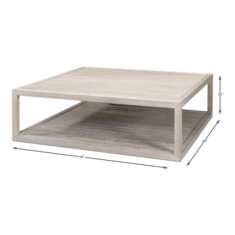 Sarreid Ltd Camden Solid Wood Coffee Table