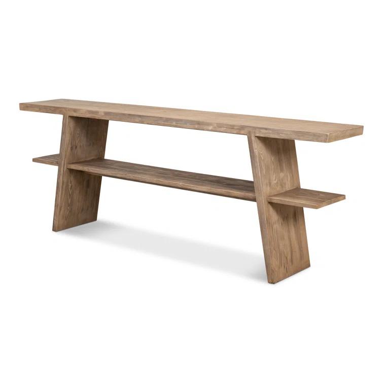 Sarreid Ltd Bodega Vineyards 90'' Solid Wood Console Table