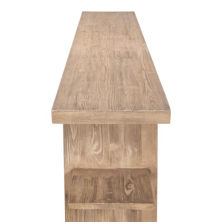 Sarreid Ltd Bodega Vineyards 90'' Solid Wood Console Table