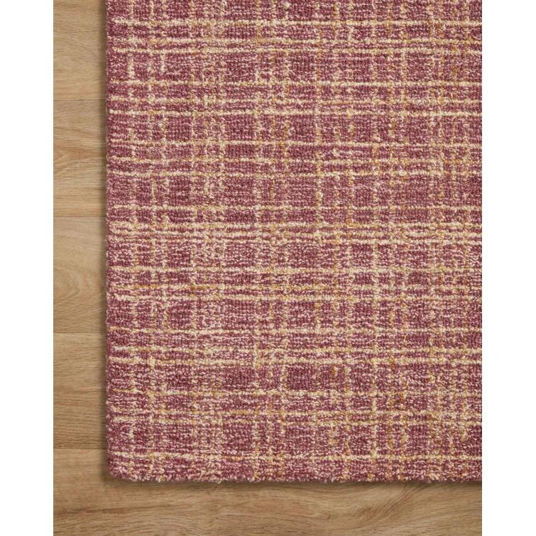 Polly I Hand-Tufted Wool Rug by Chris Loves Julia x Loloi - Berry and Natural / 2'6" x 9'9" Runner