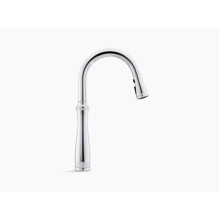 Bellera™ Pull Down Single Handle Kitchen Faucet with Handle and Supply Lines