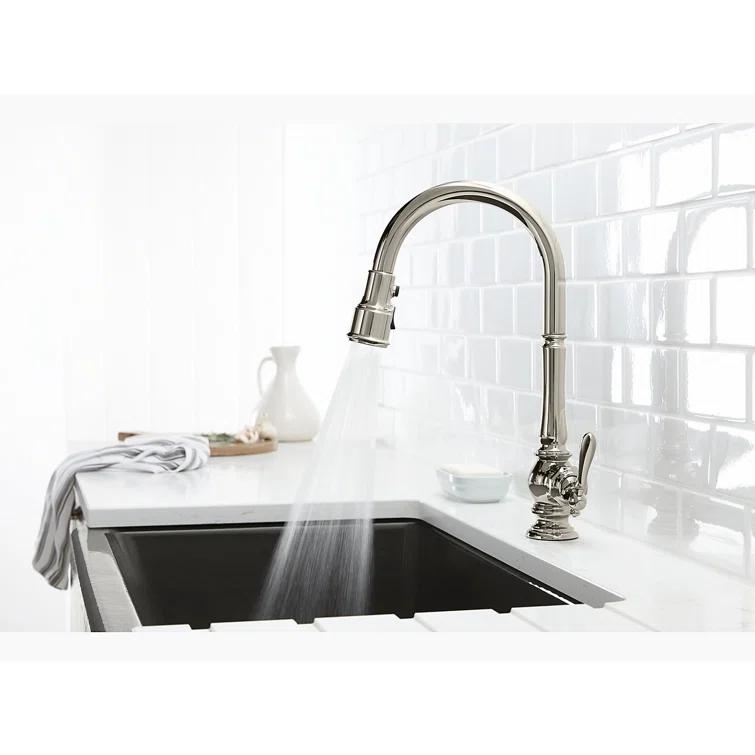 Artifacts® Pull Down Single Handle Kitchen Faucet