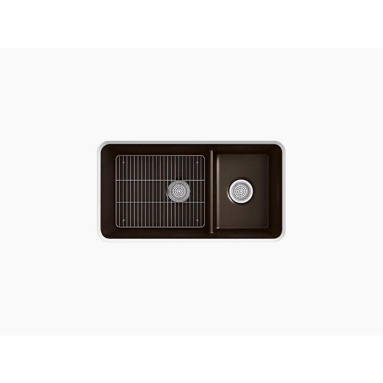 Cairn® 34" L x 18" W Double Basin Undermount with Accessories