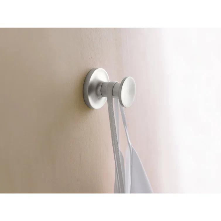 Purist® Wall Mounted Round Bathroom Robe Hook, Towel Hook, Clothing Hook