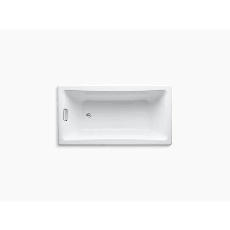Tea-for-Two for Two 60" x 32" Drop-In Soaking Bathtub