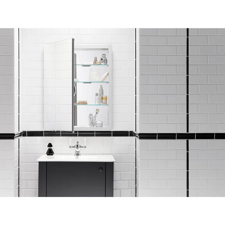 Verdera® 15" W x 30" H Aluminum Medicine Cabinet
