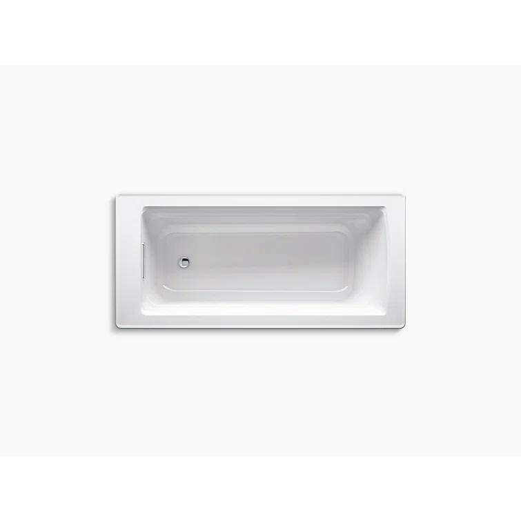Archer® 68" x 32" Freestanding Soaking Acrylic Bathtub