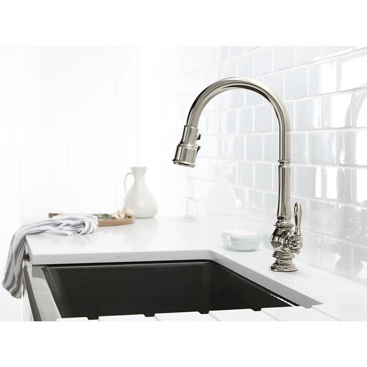 Artifacts® Pull Down Single Handle Kitchen Faucet