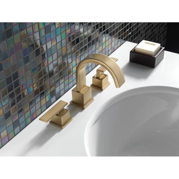 Vero Widespread Bathroom Faucet 3 Hole, 2-handle Bathroom Sink Faucet with Drain Assembly