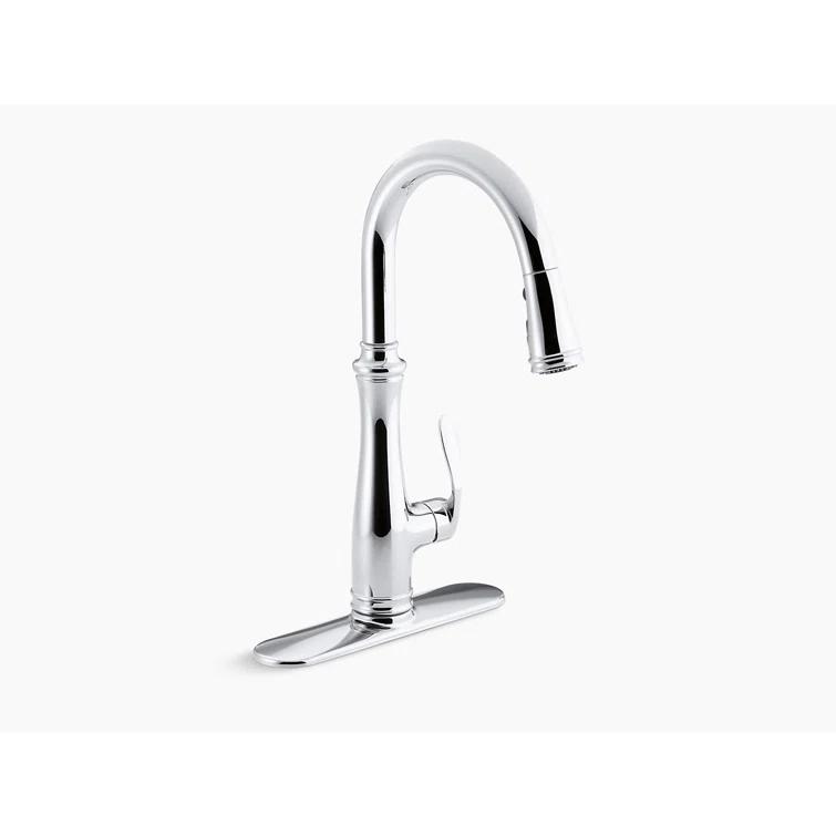 Bellera™ Pull Down Single Handle Kitchen Faucet with Handle and Supply Lines