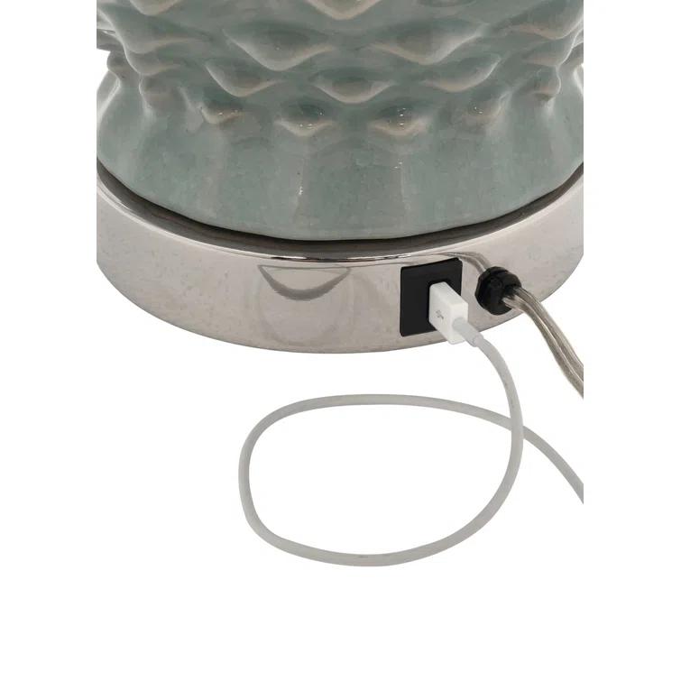 Wildwood MarketPlace Ceramic USB Table Lamp