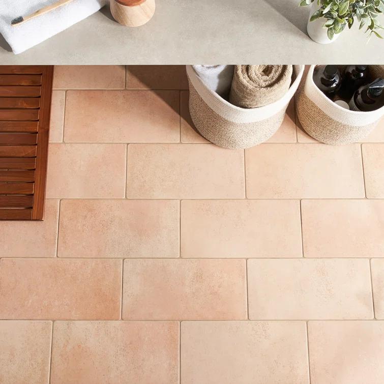 Kaleo 7.08 in. x 14.17 in. Matte Porcelain Terracotta Look Floor and Wall Tile(10.76 Sq. Ft. / Case)