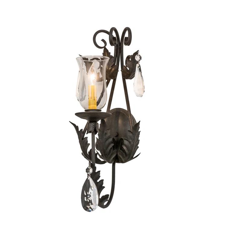 2nd Ave Lighting French Elegance Steel Armed Sconce