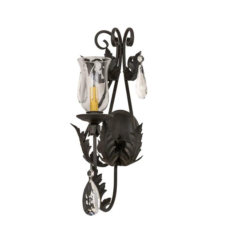 2nd Ave Lighting French Elegance Steel Armed Sconce