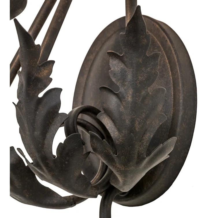 2nd Ave Lighting French Elegance Steel Armed Sconce