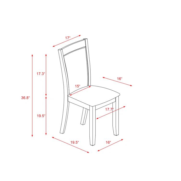 Polen 18'' H Linen Fabric Upholstered Side Chair